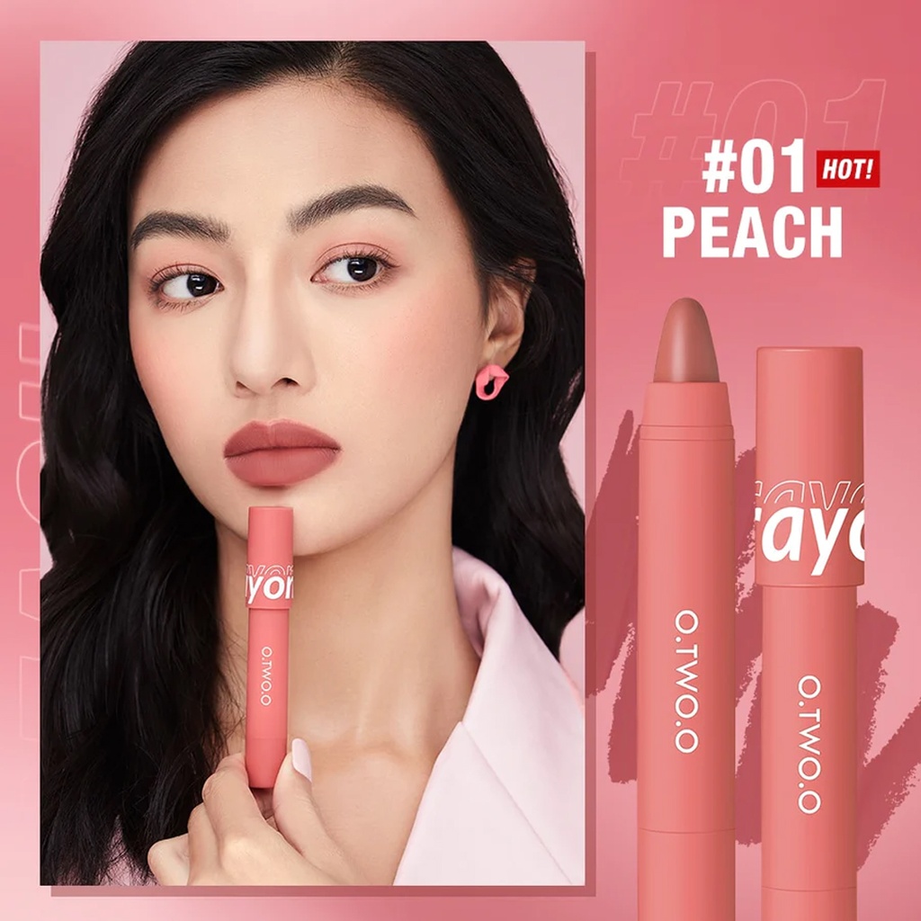 O.TWO.O Crayon Lipstick Pen 3in1 - 3.5g