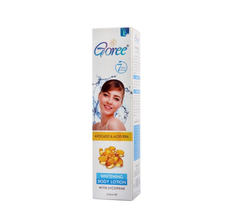 Goree Avocado & Aloevera Whitening Body Lotion - 205ml