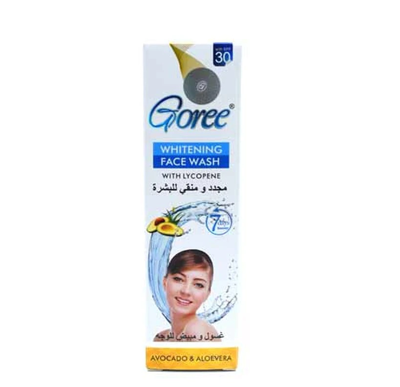 Goree Avocado & Aloevera Whitening Face Wash With Lycopene - 70ml