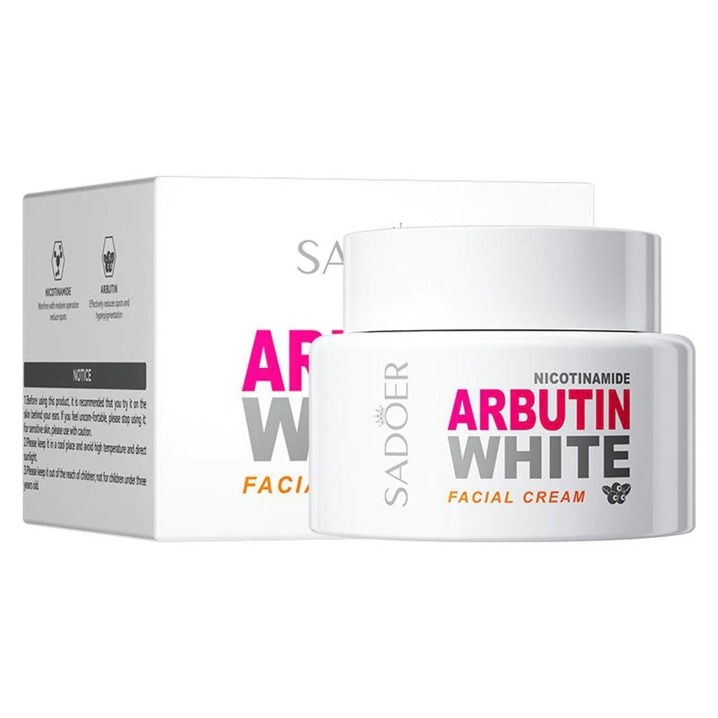 Sadoer Nicotinamide Arbutin White Facial Cream - 50g