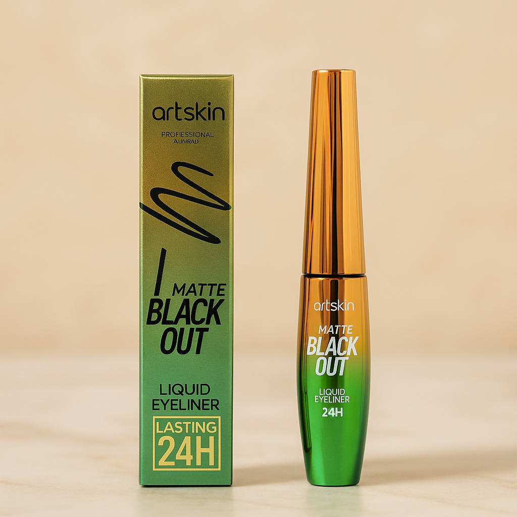 Artskin Matte Black Out Liquid Eyeliner _ Black Formula