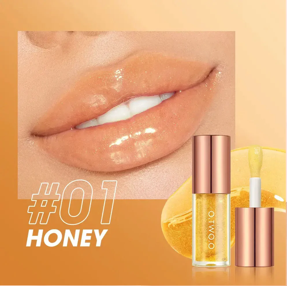 O.TWO.O Crystal Shiny Deeply Hydrates Repair Lip Oil - 4g