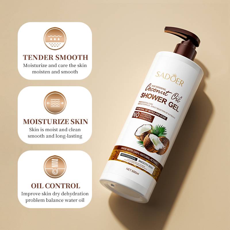 Sadoer Coconut Oil Shower Gel 500ml