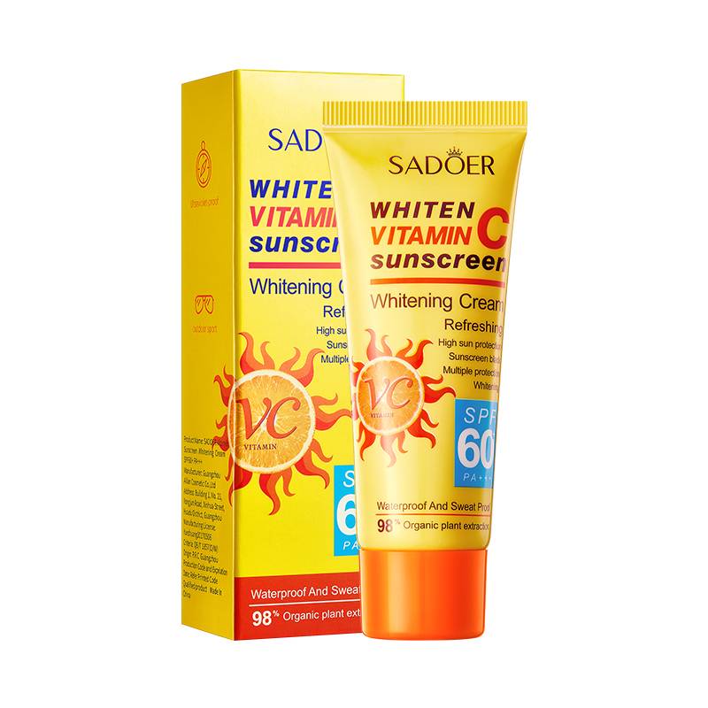 Sadoer Whiten Vitamin C Sunscreen SPF60+ PA+++ 40g