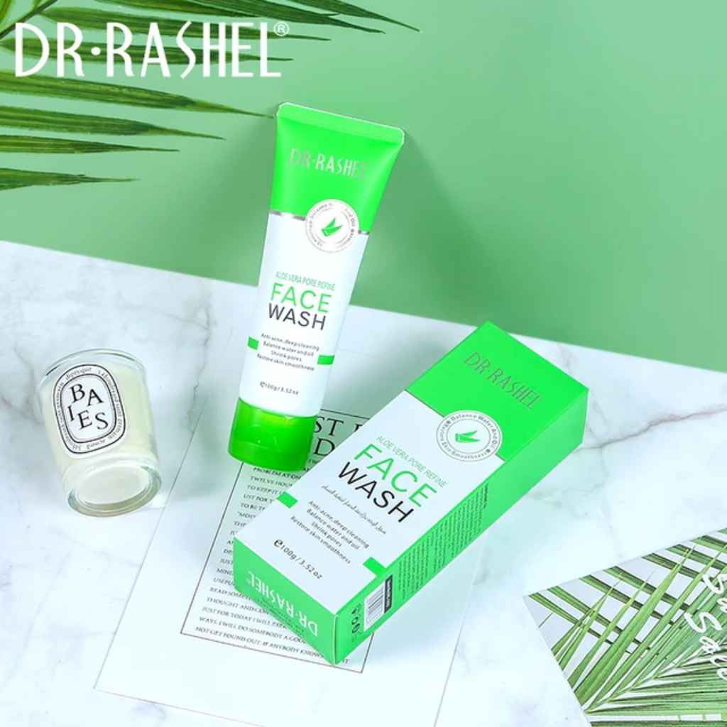 Dr.Rashel Aloe Vera Pore Refine Face Wash - 100g