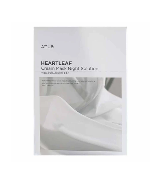 Anua Heartleaf Cream Sheet Mask Night Solution 25ml