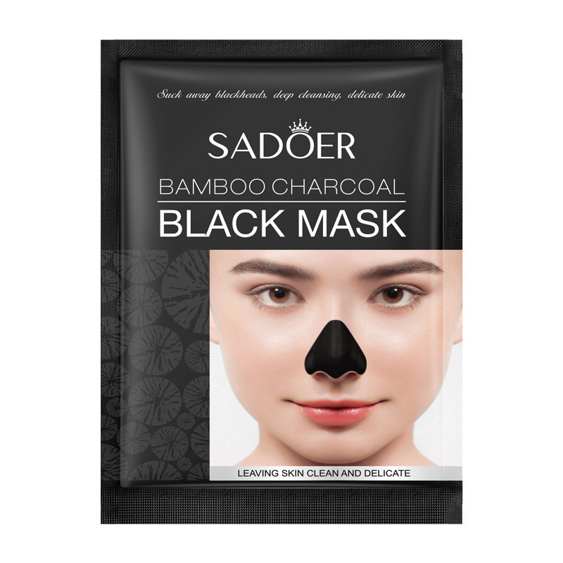 Sadoer Bamboo Charcoal Black Mask - 6gx 1 Pc