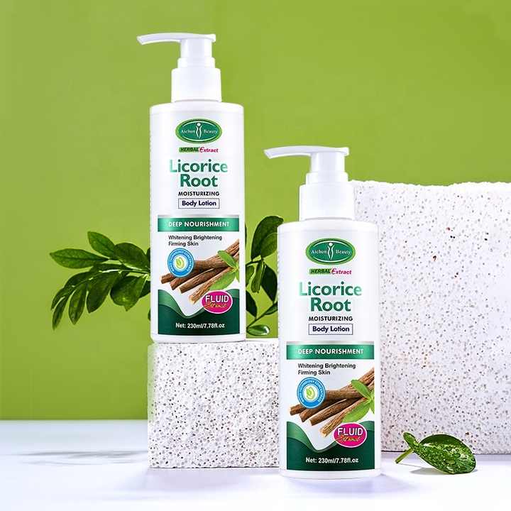 لوشن الجسم بخلاصة جذر عرق السوس من آيتشن بيوتي - 230 مل