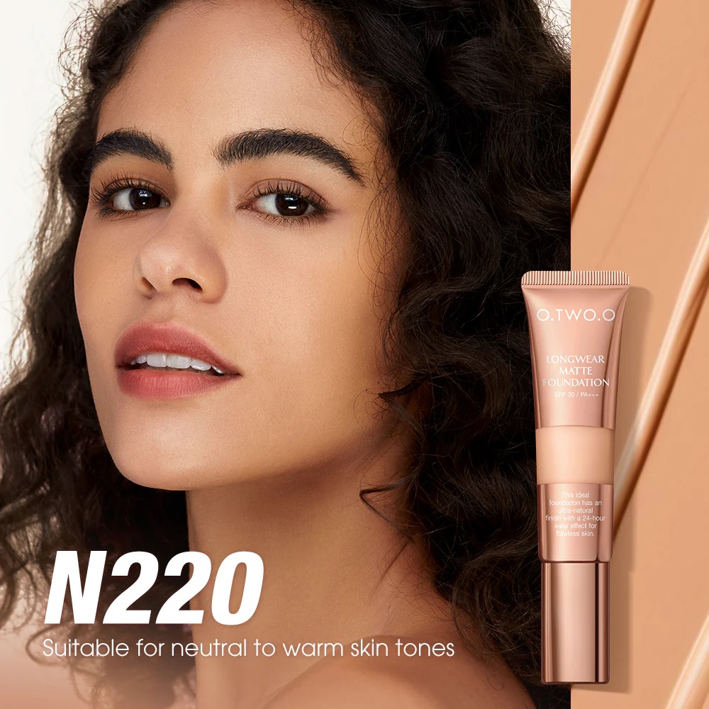 O.TWO.O  Transfer Proof Oil Control Matte Foundation - 30ml