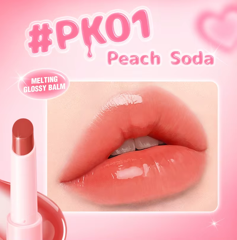 بلسم شفاه لامع مكثف بينك فلاش [L22] – بيك سوده PK01