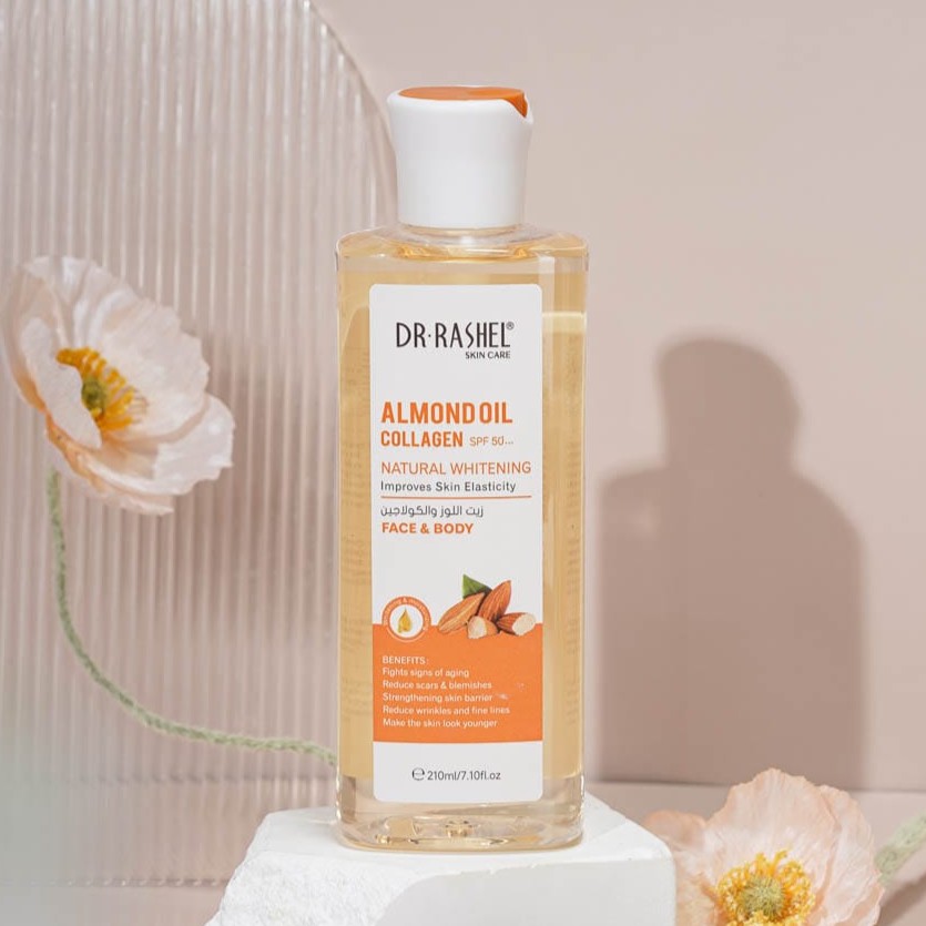 Dr. Rashel Almond Oil & Collagen Natural Whitening Face & Body Oil