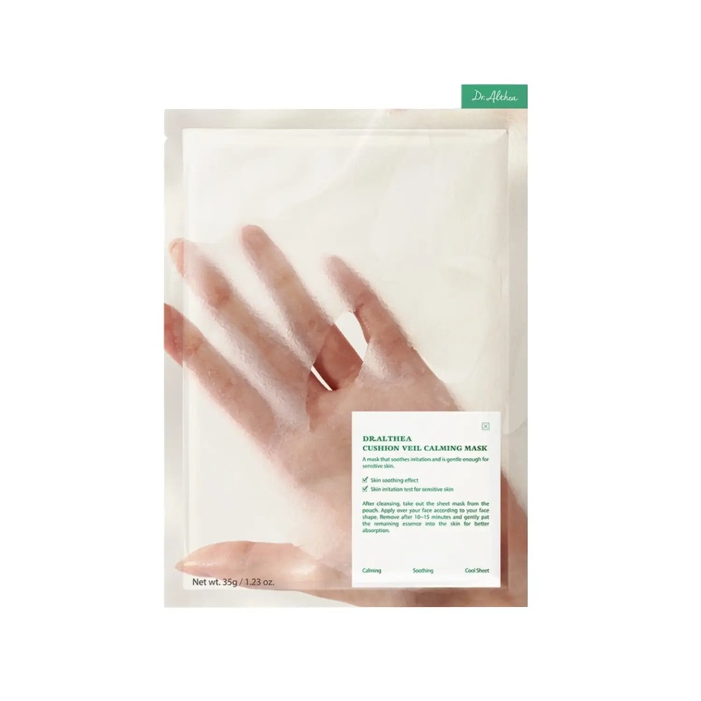 Dr.Althea Cushion Veil Calming Mask Box (35g x 4 Sheets)