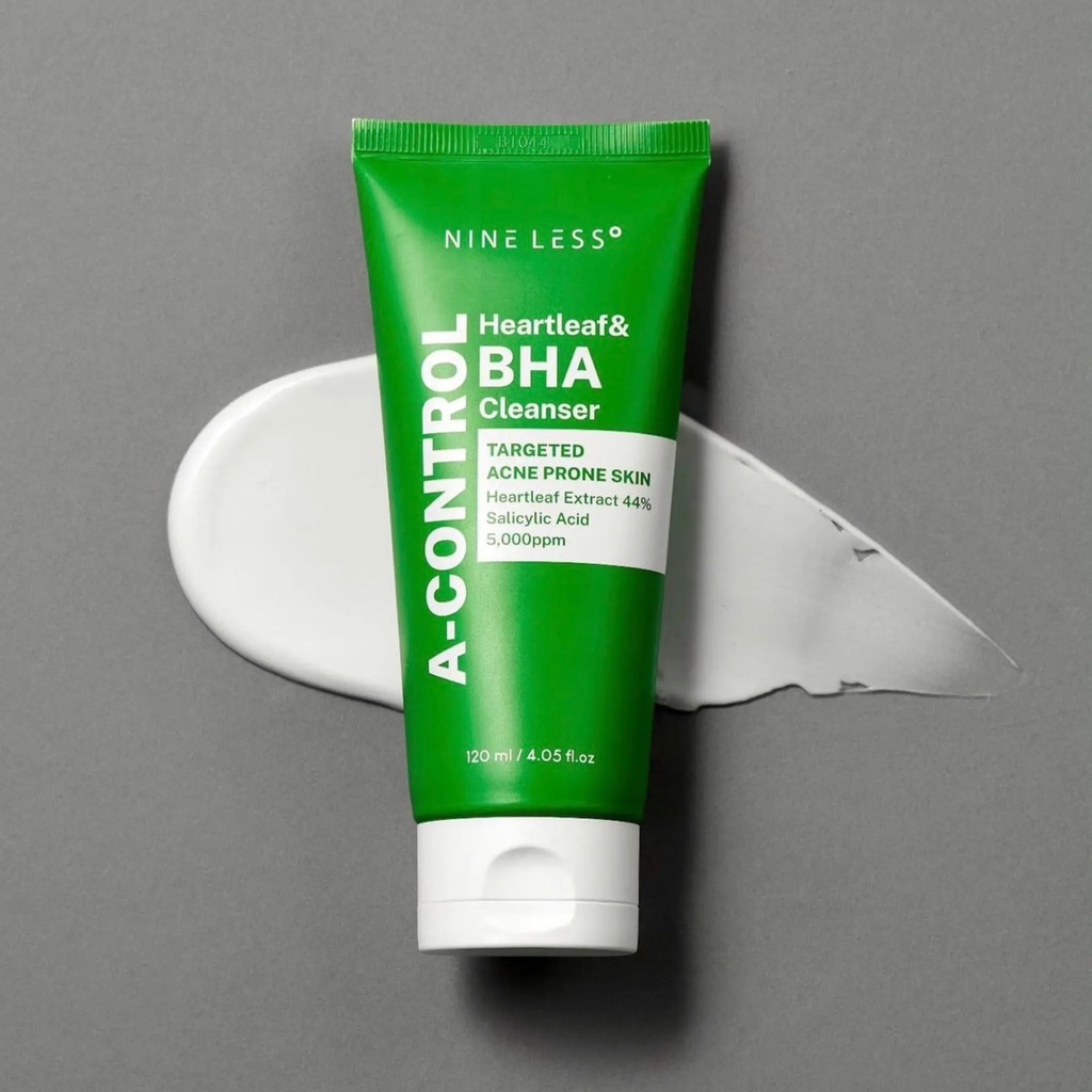 NINE LESS A-Control Heartleaf & BHA Cleanser 120 ml
