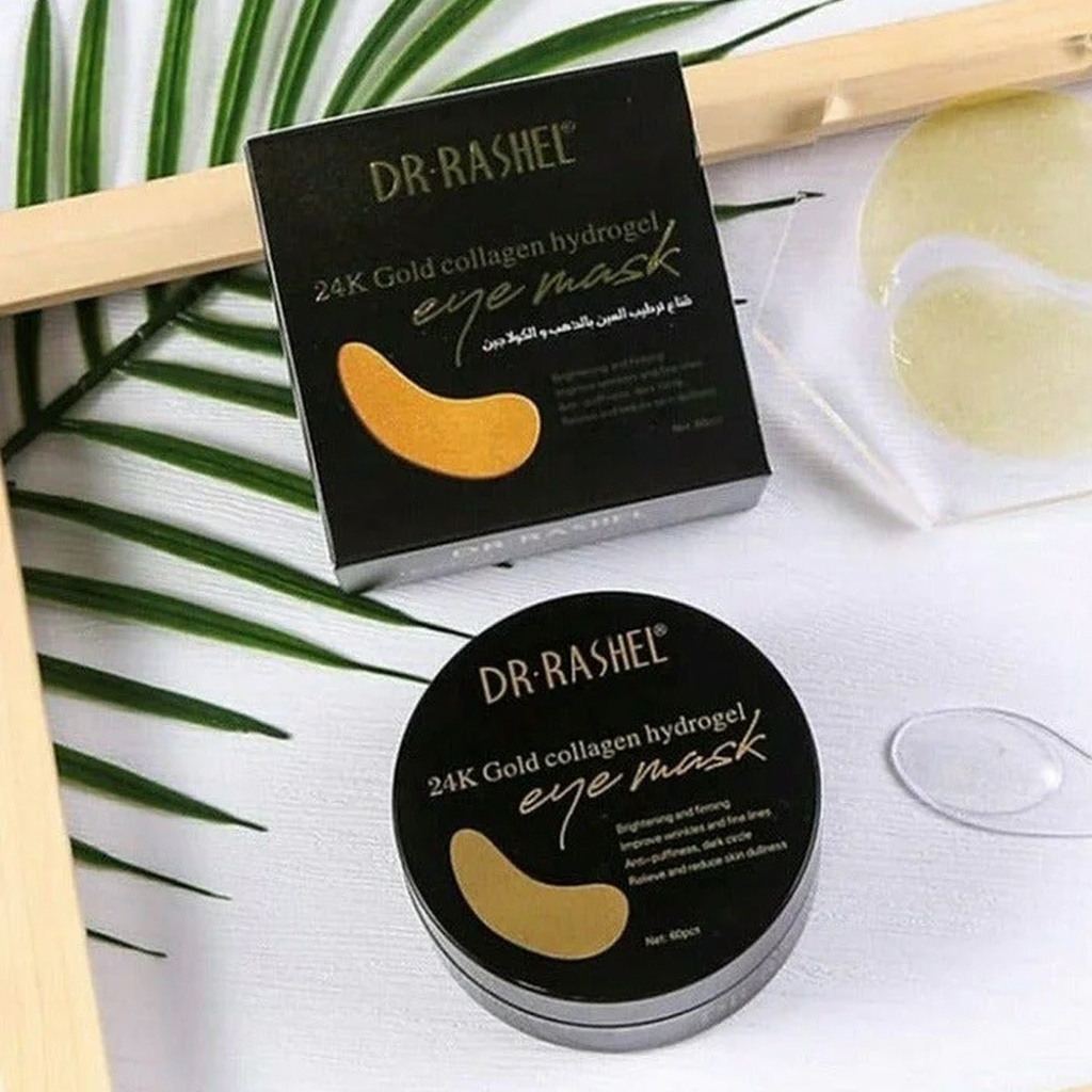 د. راشيل قناع العين هيدروجيل بالكولاجين وذهب 24K - 30 مل