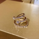 Flash Diamond Micro-set Zircon Ear Cuff Earrings